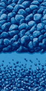 Findlay 18' x 40' Oval Boulder Dam 54" Overlap 15 Mil Liner